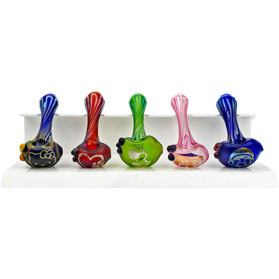 Element Sandblast Hand Pipes - 5 Pack w/ Stand - main product photo