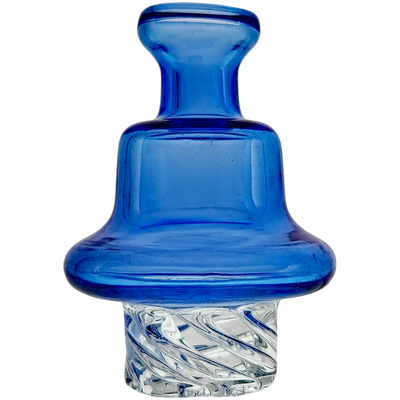 2″ CLEAR SPINNER W/ COLOR TOP CARB CAP