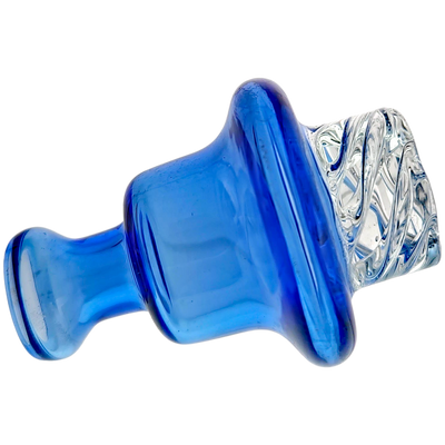 2″ CLEAR SPINNER W/ COLOR TOP CARB CAP