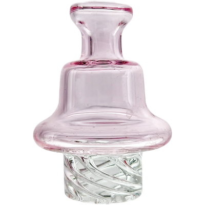 2″ CLEAR SPINNER W/ COLOR TOP CARB CAP