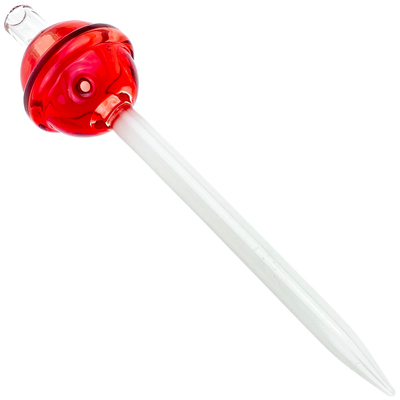 5″ LOLLIPOP GLASS DAB TOOL CARB CAP COMBO