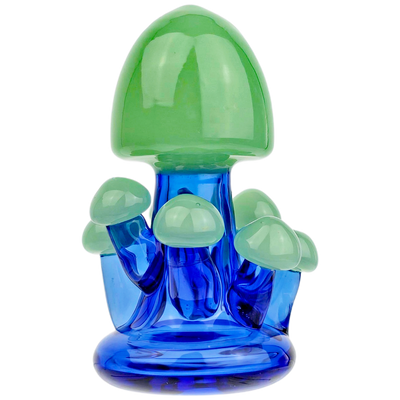 2" Sculpted Mushrooms Carb Cap - alternate angle