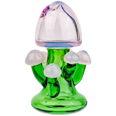 2" Sculpted Mushrooms Carb Cap - close-up view