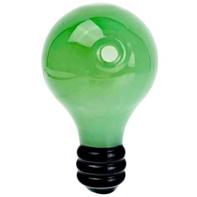 2.5" Color Light Bulb Orb Carb Cap - alternate angle