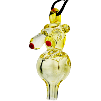 2.5″ FUME SEXY LADY GLASS CARB CAP PENDANT