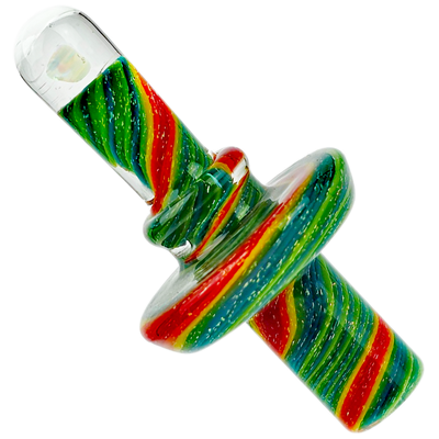 2.5" Dichro Layered Cactus Print w/ Opal Terp Slurp Top - alternate angle