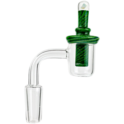 2.5" Dichro Layered Cactus Print w/ Opal Terp Slurp Top - detail view