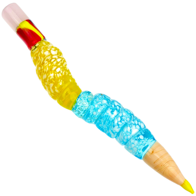 5" Gummy Worm Glass Pencil Dab Tool - lifestyle shot