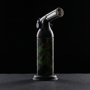 Editorial product photography on charcoal slate