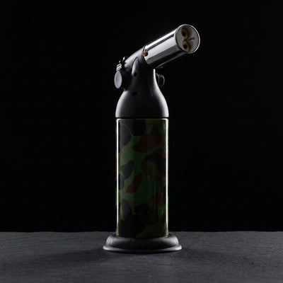 Editorial product photography on charcoal slate