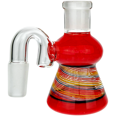 3″ 14 M 90° RAINBOW SWIRL ASH CATCHER