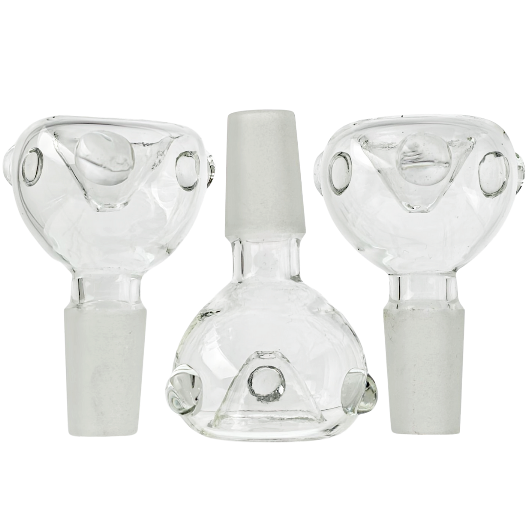 2″ 14MM BUBBLE FLOWER BOWL W/ 3 DOTS