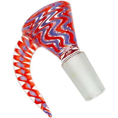 2" 14mm Wigwag Horn Flower Bowl - detail view