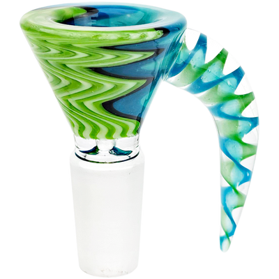 2" 14mm Wigwag Horn Flower Bowl - close-up view
