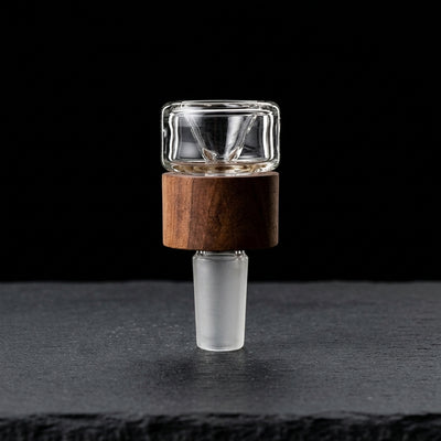 Editorial product photography on charcoal slate