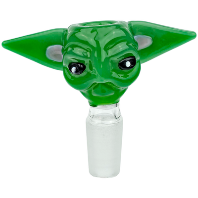 2.5" 14mm Sculpted Grogu Baby Yoda Glass Flower Bowl - view 6