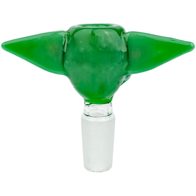 2.5″ 14mm Sculpted Character Glass Flower Bowl - additional view
