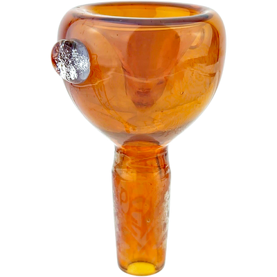 2.5″ 14mm Sketch & Burn Flower Bowl - side view