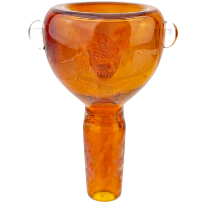 2.5″ 14mm Sketch & Burn Flower Bowl - detail view