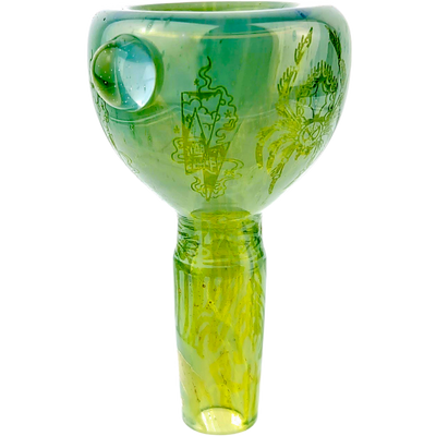 2.5″ 14mm Sketch & Burn Flower Bowl - in use