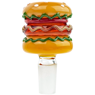 2.5" 14mm Hamburger Flower Bowl - close-up view