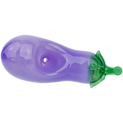 3″ 14mm Eggplant Glass Flower Bowl