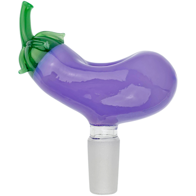 3″ 14mm Eggplant Glass Flower Bowl