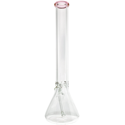 18" Color Lip 7mm Thick Beaker - alternate angle