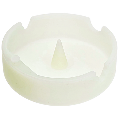 4" Silicone Ash Tray w/ Lid - alternate angle