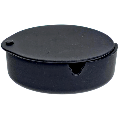 4" Silicone Ash Tray w/ Lid - lifestyle shot