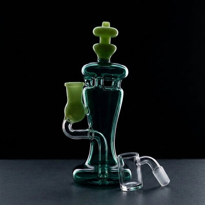 7" Kickback Can Rig (One Off) on dark slate surface - Oil Slick Pad
