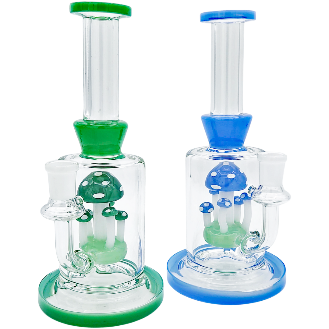 8.5” COLOR ACCENT MUSHROOM PERC RIG