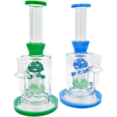 8.5” COLOR ACCENT MUSHROOM PERC RIG
