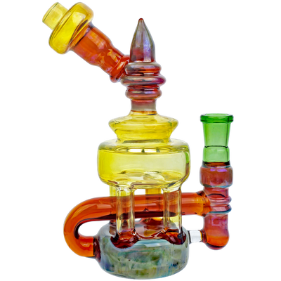 7.5" Fume & Color Pillar Rig - alternate angle