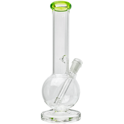 10" Color Lip Thick Foot Venetian Base Bong - detail view