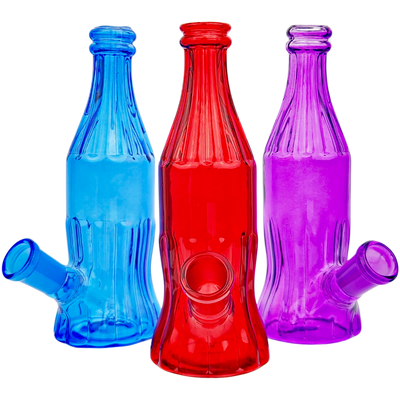 6" Colored Glass Soda Bottle Rig - view 13