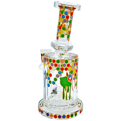 6" Rainbow Bee Decal Rig - scale reference