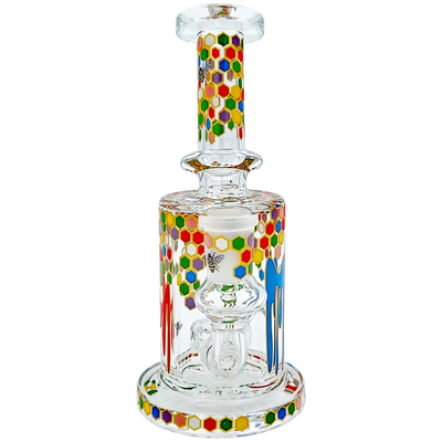 6" Rainbow Bee Decal Rig - packaging