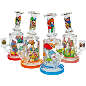 6.5″ MUSHROOM GLOW DECAL RIG