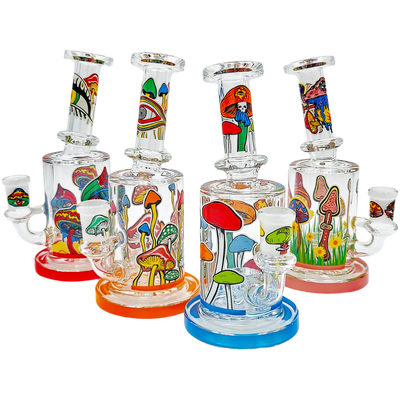 6.5″ MUSHROOM GLOW DECAL RIG