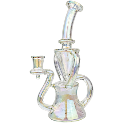 7.5″ IRIDESCENT DOUBLE UPTAKE RECYCLER