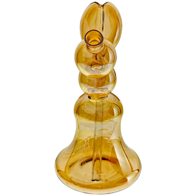 8" Iridescent Balloon Dog Hourglass Flask Rig - photo 3