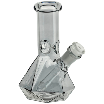 6.5" Iridescent Geometric Beaker