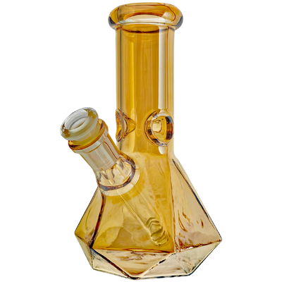 6.5" Iridescent Geometric Beaker