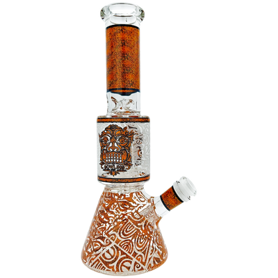 11″ Tribal Decal Showerhead Mini Beaker - Image 3
