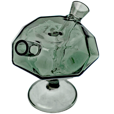 3.5" Color Diamond Footed Joint Bubbler - photo 5