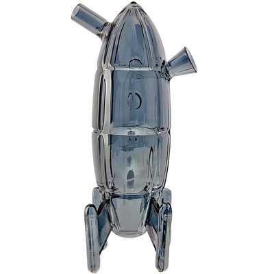 6.5″ IRIDESCENT SCULPTED ROCKET JOINT BUBBLER