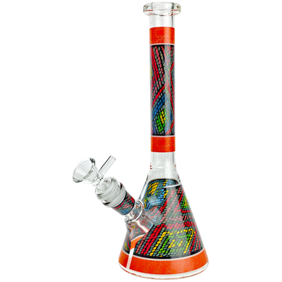 10" Fillacello Decal Beaker - alternate angle