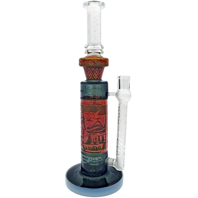 13″ TRIBAL SANDBLAST RIG - close-up view