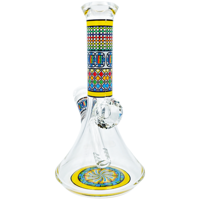 6.5" Decal Beaker w/ Facet Diamond (one off) - photo 3